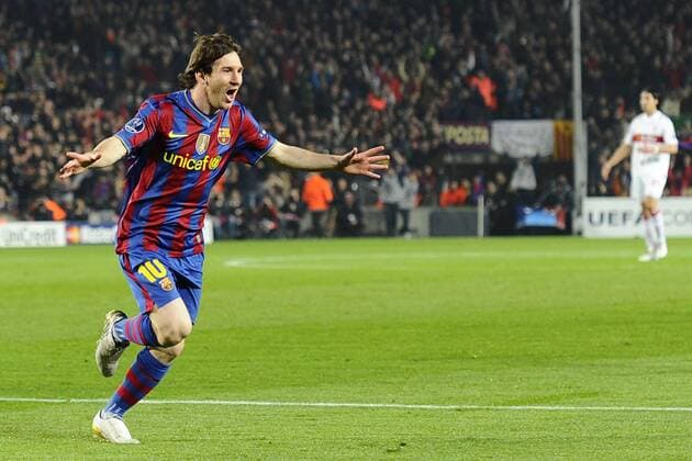 Lionel Messi (FC Barcelona)  o0 Jubel Freude