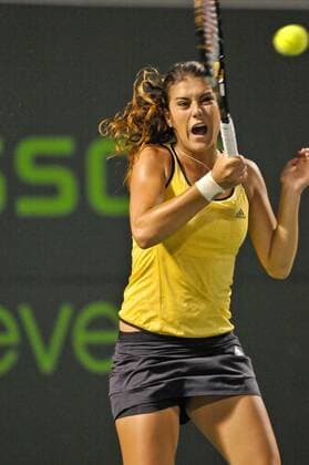 March 25,2010 Sorana Cirstea (Romania) at the Sony Ericsson Open in The Tennis at Crandon Park in Miami FL - ZUMAcn2 o0 Key Biscayne