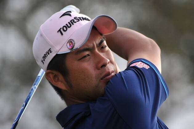 Yuta Ikeda (JPN) watches his drive off of the 15th tee box during the second round of the Arnold Palmer Invitational at the Bay Hill Club and Lodge in Orlando, Florida on March 26, 2010.  ORL20100326316