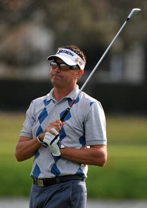 Robert Allenby (Australia) watches his drive off of the 15th tee box during the second round of the Arnold Palmer Invitational at the Bay Hill Club and Lodge in Orlando, Florida on March 26, 2010.  ORL20100326315 o0 Enttäuschung,