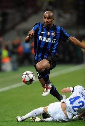 MAICON (Inter) - Mailand 31.3.2010, Champions League, Inter Mailand (blau) - CSKA Moskau (weiß) -
