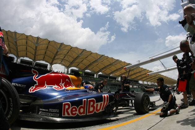 Saturday Practice, Mark Webber (Australien), Red Bull Racing, RB6  o0 fisheye