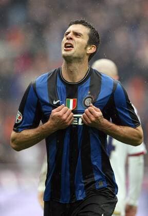 Mailand 03.04.2010, Inter Mailand - FC Bologna: Thiago Motta (Mailand) - Jubel  o0 Freude