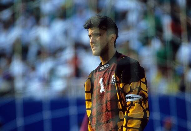 Torwart Borislav Mikhailov (Bulgarien) Fußball WM Herren WM 1994, Länderspiel, Nationalteam, Nationaltrikot Einzelbild New York, Ny, N.Y.