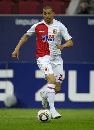 16.04.2010, Fussball 2.Liga, FC Augsburg - MSV Duisburg: Marcel Ndjeng (FC Augsburg)