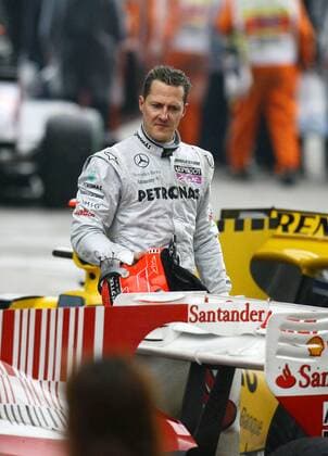 Michael Schumacher, Mercedes GP PETRONAS Formel 1-Team, F1 GP China in Shanghai, 18.04.10 o0 enttäuscht