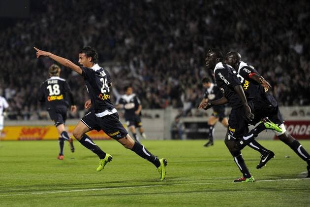 Marouane Chamakh (li.) - Girondins Bordeaux - Ligue 1 -  JBAutissier o0 Jubel Freude