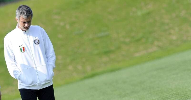Training Inter Mailand: Trainer Jose Mourinho 