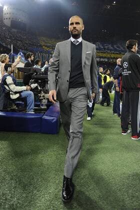Mailand 20.04.2010 - Trainer Josep Pep Guardiola (FC Barcelona)  o0 Barca