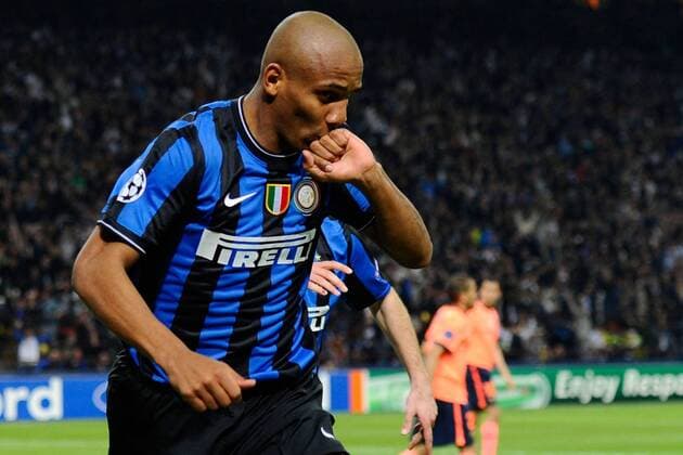 Maicon (Inter Mailand) - Torjubel  o0 Jubel, Freude
