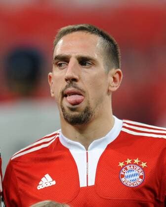 FUSSBALL International Champions League Hinspiel SAISON 2009 2010 FC Bayern Muenchen - Olympique Lyon 21.04.2010 Franck Ribery (FCB) 