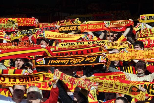 Supporters - RC Lens - 25.04.2010 - Ligue 1 - LedoyenBenoitxPanoramiC  o0 Zuschauer Fans Totale