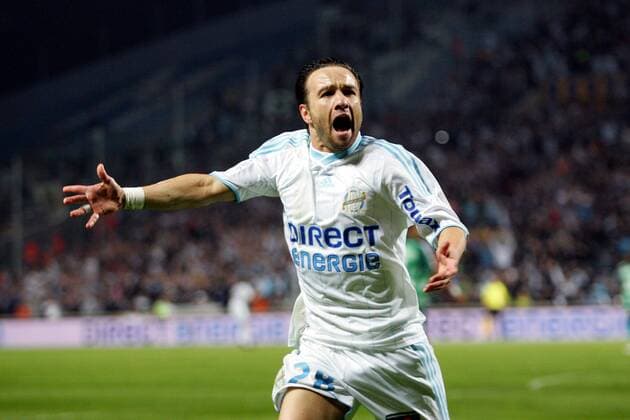 Jubel Mathieu Valbuena - Olympique Marseille (weiß) vs AS Saint Etienne (grün) - Ligue 1 - 25.04.2010 - N.LeGouicxFepxPanoramiC 