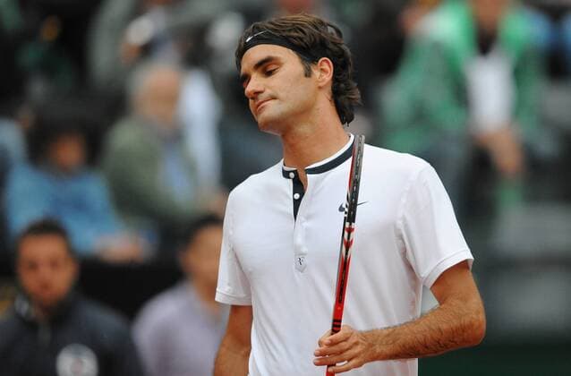 Roger Federer (SUI) . AntoniettaxBaldassarre o0 Enttäuschung