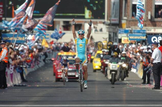 2010, Liege - Bastogne - Liege, Sieger Alexander Vinokourov Astana , Ans  o0 Jubel Freude Ziel