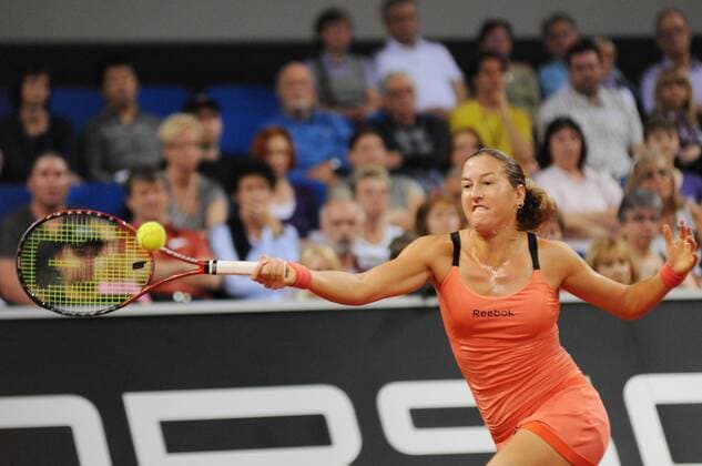 30.04.2010, Porsche Tennis Grand Prix 2010, Viertelfinale, Shahar Peer (ISR)