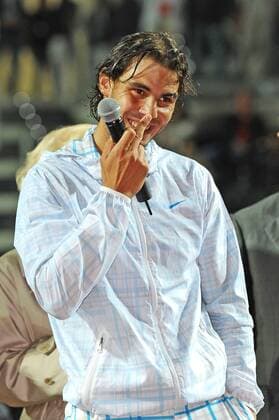 Rafael Nadal (ESP) gewinnt das Finale der Internazionali BNL d Italia ATP World Tour Masters 1000 - AntoniettaxBaldassarre o0 Jubel, Freude, Sieg, Sieger, Siegerehrung,
