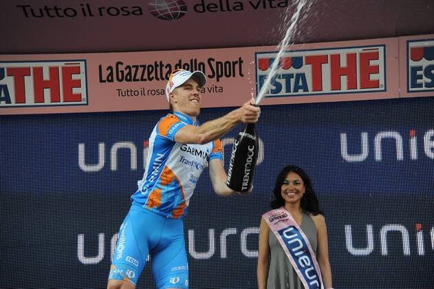 2010, Giro d Italia, Etappe 10 Avellino - 2010, Etappensieger Tyler Farrar (Garmin - Transitions)  o0 Jubel Freude