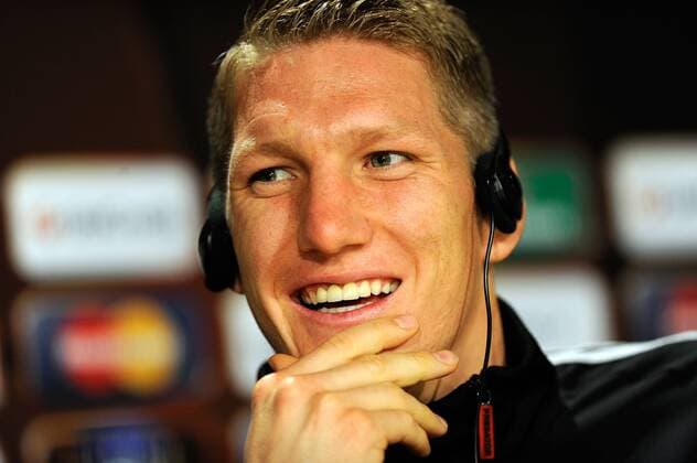Fussball Madrid 21.05.2010 Champions League Finale Pressekonferenz FC Bayern München: Bastian Schweinsteiger