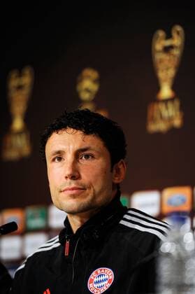 Fussball Madrid 21.05.2010 Champions League Finale Pressekonferenz FC Bayern München: Mark van Bommel