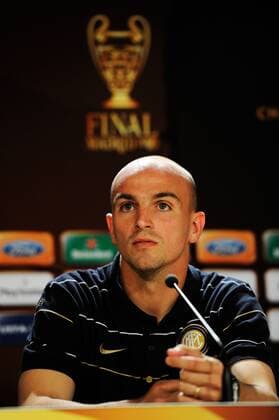 Champions League Finale Pressekonferenz Inter Mailand - Esteban Cambiasso