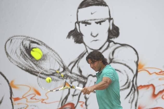 Rafael Nadal (ESP) trägt NIKE SPORTSWEAR - 21.05.2010 - Piscine Molitor - JBAutissier - 