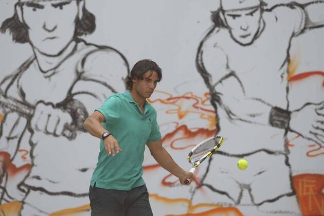 Rafael Nadal (ESP) trägt NIKE SPORTSWEAR - 21.05.2010 - Piscine Molitor - JBAutissier - 