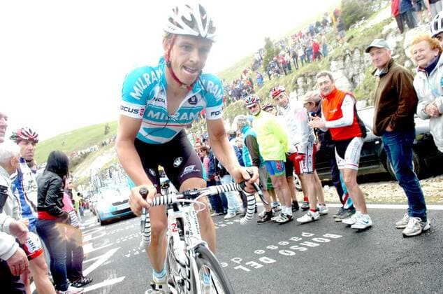 Giro d Italia, 14. Etappe: Ferrara - Asolo, Linus Gerdemann (Milram) am Monte Grappa 