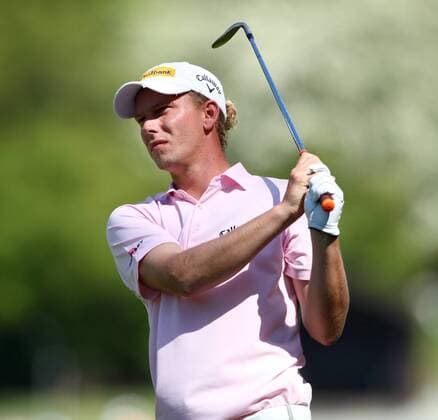 23 05 2010. Germany s Marcel Siem hits his approach iron shot on the 6th fairway of the PGA final round. BMW PGA Championship at Wentworth Golf Club, Surrey, England. xColinxReadx  ActionPlus51751 Content restricted for UK based newspaper