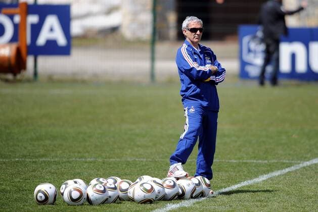Nationalteam FRA - Trainingslager in Tignes: Nationaltrainer Raymond DOMENECH - XAnthonyXBibardX 