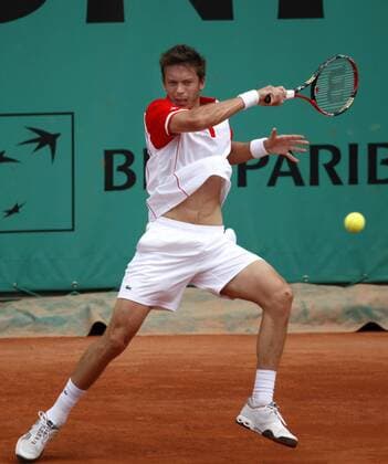 French Open 2010, Roland Garros, Paris, Frankreich,Sport, Tennis, ITF Grand Slam Tournament, Nicolas Mahut (FRA)