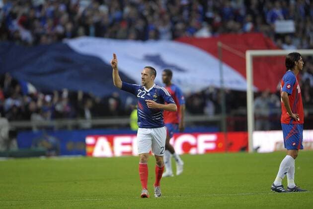 Frankreich vs Costa Rica - Jubel FRA Franck Ribery JBAutissier 