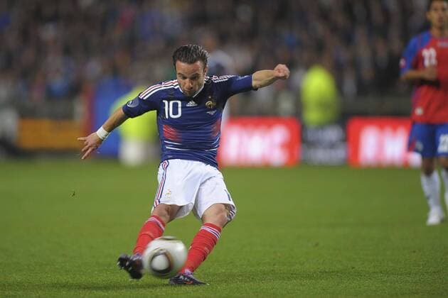 Frankreich (blau) - Costa Rica (rot), Mathieu Valbuena 