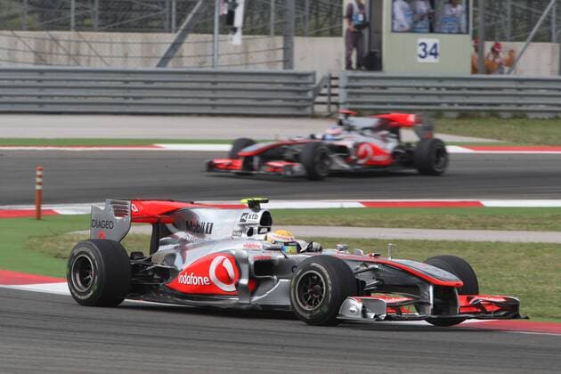 Race, Lewis Hamilton (GBR, front), McLaren Mercedes, MP4-25 leads Jenson Button (GBR), McLaren Mercedes, MP4-25 Turkish Grand Prix 28-30 May 2010 