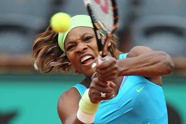 Serena Williams, USA, in the fourth round of 2010 Tennis French Open in Paris at Roland Garros, 31 05 2010 -