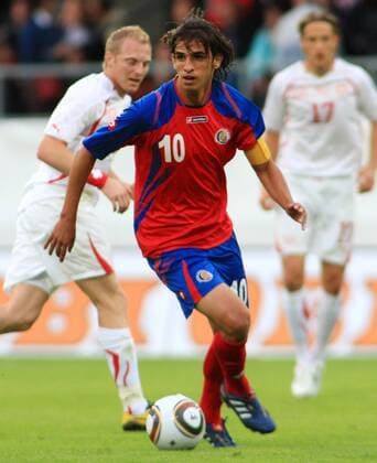 Fussball Testspiel in Sion , Schweiz vs. Costa Rica 0:1 - Bryan Ruiz (Costa Rica) 