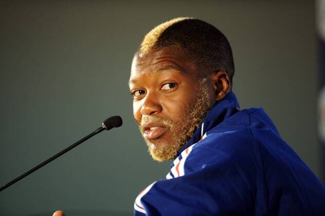 Pressekonferenz Nationalteam Frankreich -- Djibril CISSE - - xAnthonyxBibardxFEPx 