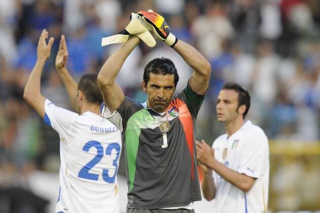 Testspiel, Test: Italien (weiß) vs. Mexiko (schwarz) 1:2 Torwart Gianluigi Buffon (ITA) 