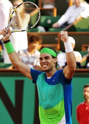 TENNIS - ATP World Tour, Grand Slam, Roland Garros French Open 2010. Bild zeigt den Jubel von Rafael Nadal (ESP).  o0 Jubel, Freude