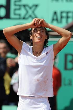 Francesca Schiavone (ITA) - Siegerin der French Open - NxLEGOUICxFEP  o0 Jubel Freude Paris