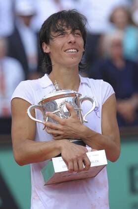 Francesca Schiavone (ITA) - Siegerin der French Open --- JBAutissier  o0 Jubel Freude Paris