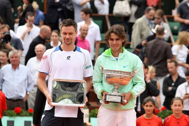 RAFAEL NADAL (ESP, R) gewinnt die French Open 2010 - li.: ROBIN SÖDERLING (SWE) xN.LEGOUICxFEP  o0 Sieg