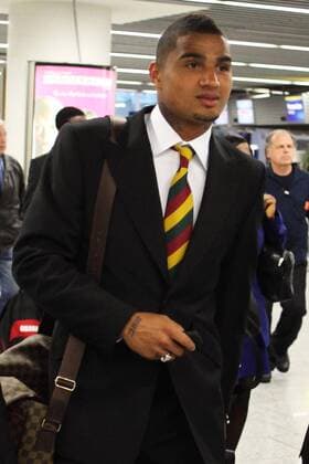 KEVIN-PRINCE BOATENG ABFLUG GHANA VOM FLUGHAFEN FRANKFURT FRANKFURT 6.6.10