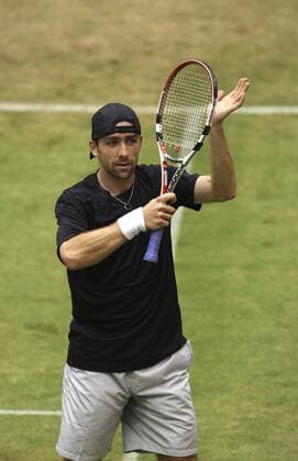 Benjamin BECKER (GER) Gerry Weber Open in Halle Westfalen o0 Jubel, Freude