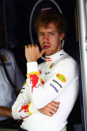 Friday Practice 2, Sebastian Vettel (GER), Red Bull Racing, RB6 Canadian Grand Prix 10-13 June 2010  o0 Nachdenklichkeit