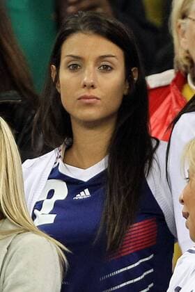 Spielerfrauen FRA - Ludivine Sagna, Ehefrau von Bakary Sagna (Frankreich) EdLEMAISTRE  Cape Town