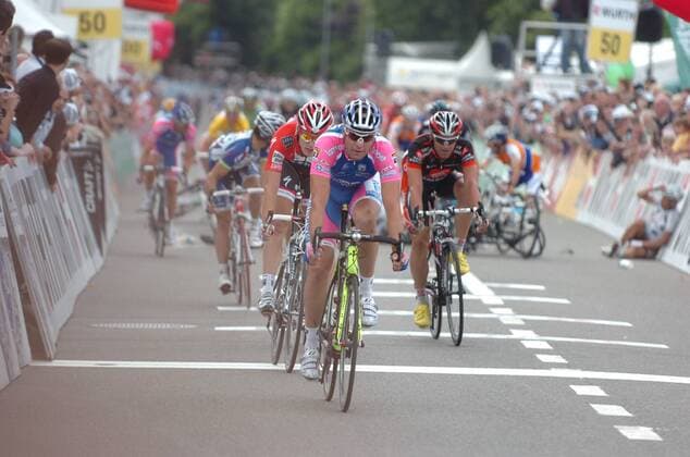 2010, Tour de Suisse, tappa 04 Schwarzenburg - Wettingen, Lampre 2010, Alessandro Petacchi, Wettingen  o0 Etappensieg Ziel Zieldurchfahrt