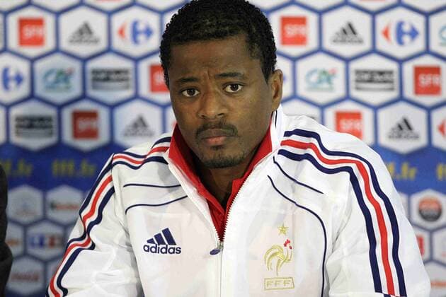 Patrice Evra (Frankreich) anlässlich der Pressekonferenz zur Suspendierung Nicolas Anelkas - Media Centre - Knysna - EddyLEMAISTRE - 