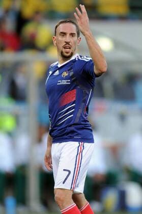 Franck RIBERY (FRA) halbe Figur,Enttaeuschung,Frust,enttaeuscht,frustriert,niedergeschlagen, Frankreich (FRA) - Südafrika (RSA). Vorrunde,Gruppe A,Fifa World Cup 2010 am 22.06.2010