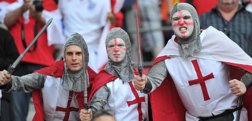 (100623) -- PORT ELIZABETH, June 23, 2010 () -- Supporters of England , June 23, 2010. - 